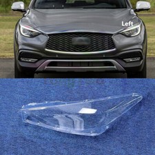 Left Front Headlight Clear Lens Shell+Seal Glue For INFINITI QX30 2017-2019