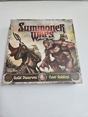 Summoner Wars Guild Dwarves vs. Cave Goblins Starter Set, Open Box