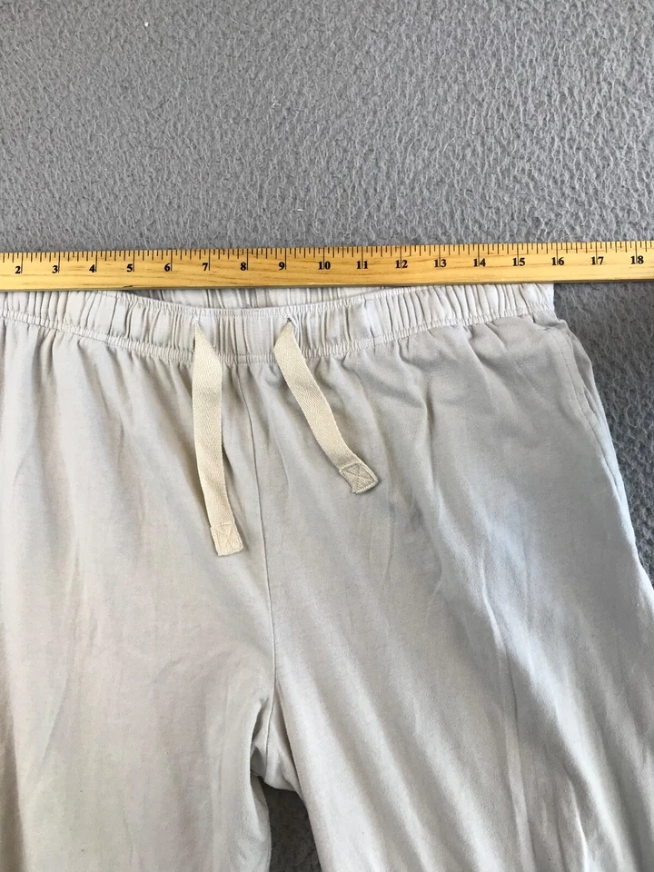 Pantalones deportivos Columbia para mujer XL crema elásticos en la cintura bolsillos pierna recta elásticos Foto 2 de 4