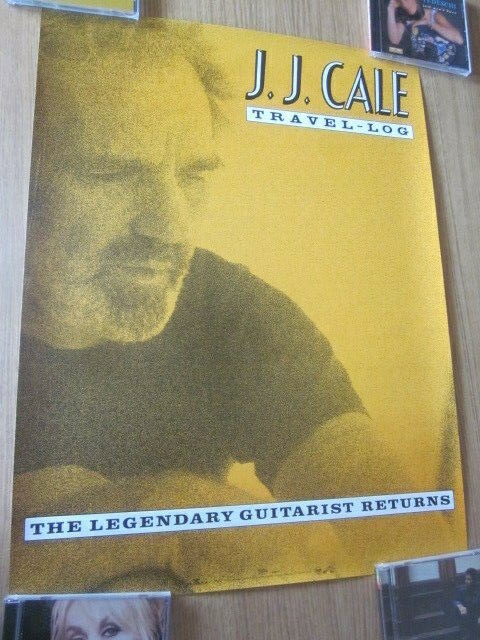 J.J. Cale 1990 Travel-Log Promo Poster Keltner Oldham Drummond Burton Lakeland