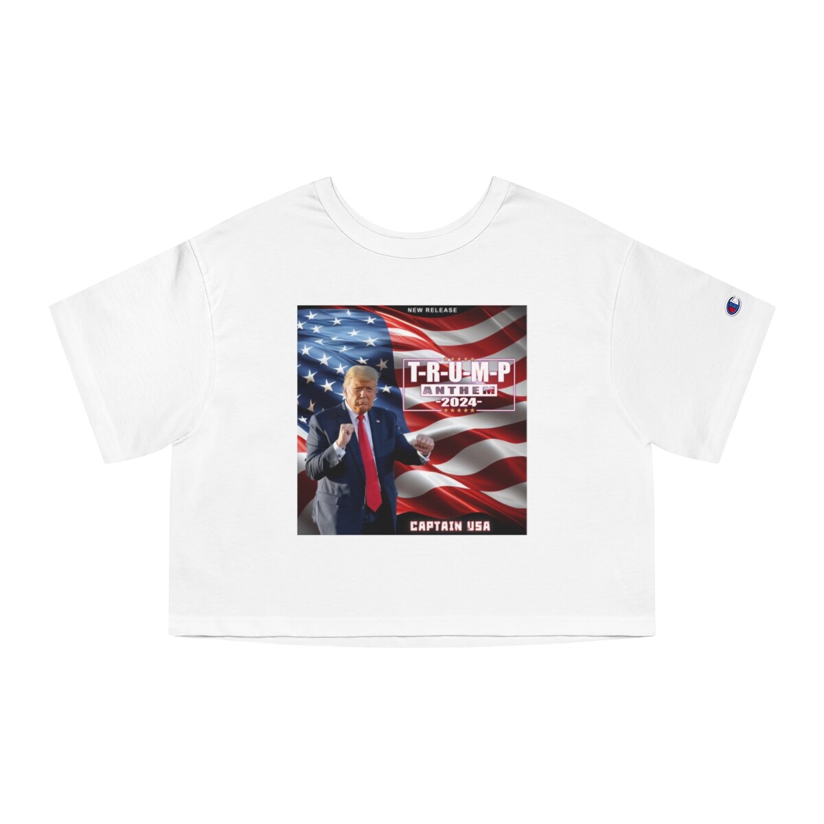 T-R-U-M-P Anthem 2024 by Captain USA - President Donald J Trump Champion Women's