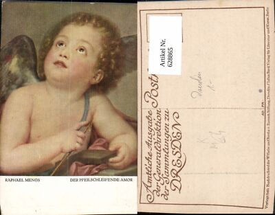 628865,Künstler Ak Raphael Mengs Der Pfeilschleifende Amor Liebe Pfeil