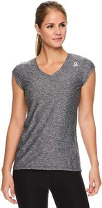 Reebok Womens Cap Sleeve Gym Workout T 