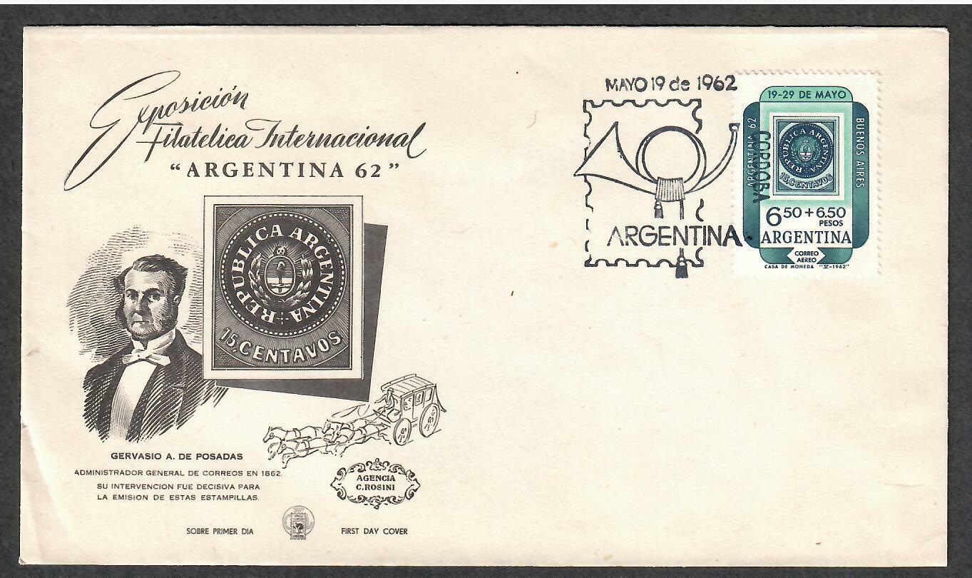 Argentina AirPost Semi-Postal # CB30 , Philatelic Exhibition FDC