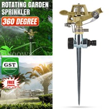 360° Rotating Water Sprayer Garden Lawn Farm Watering Irrigation Sprinkler