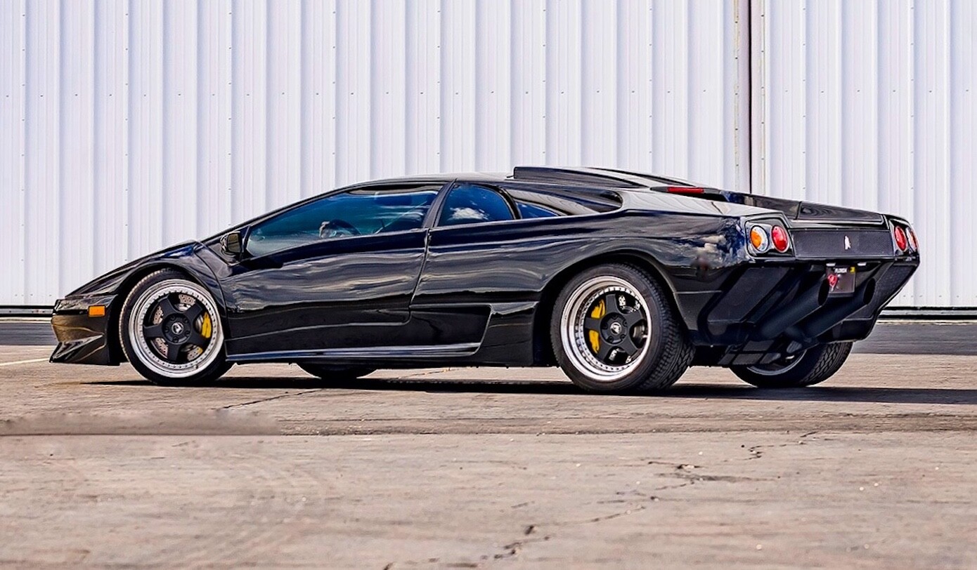 Factory Lamborghini Diablo SV Black Wheels Genuine OEM GT OZ Racing Last NEW Set