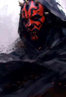 ''Darth Maul 2'' 13x19 Fine Art Print Limited to Only 20 Hand-Numbered Copies