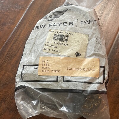 NEW FLYER 12 VOLT SOLENOID COIL PART # 6322935 V6 7-5 35/60 33/50 12VDC N-3042