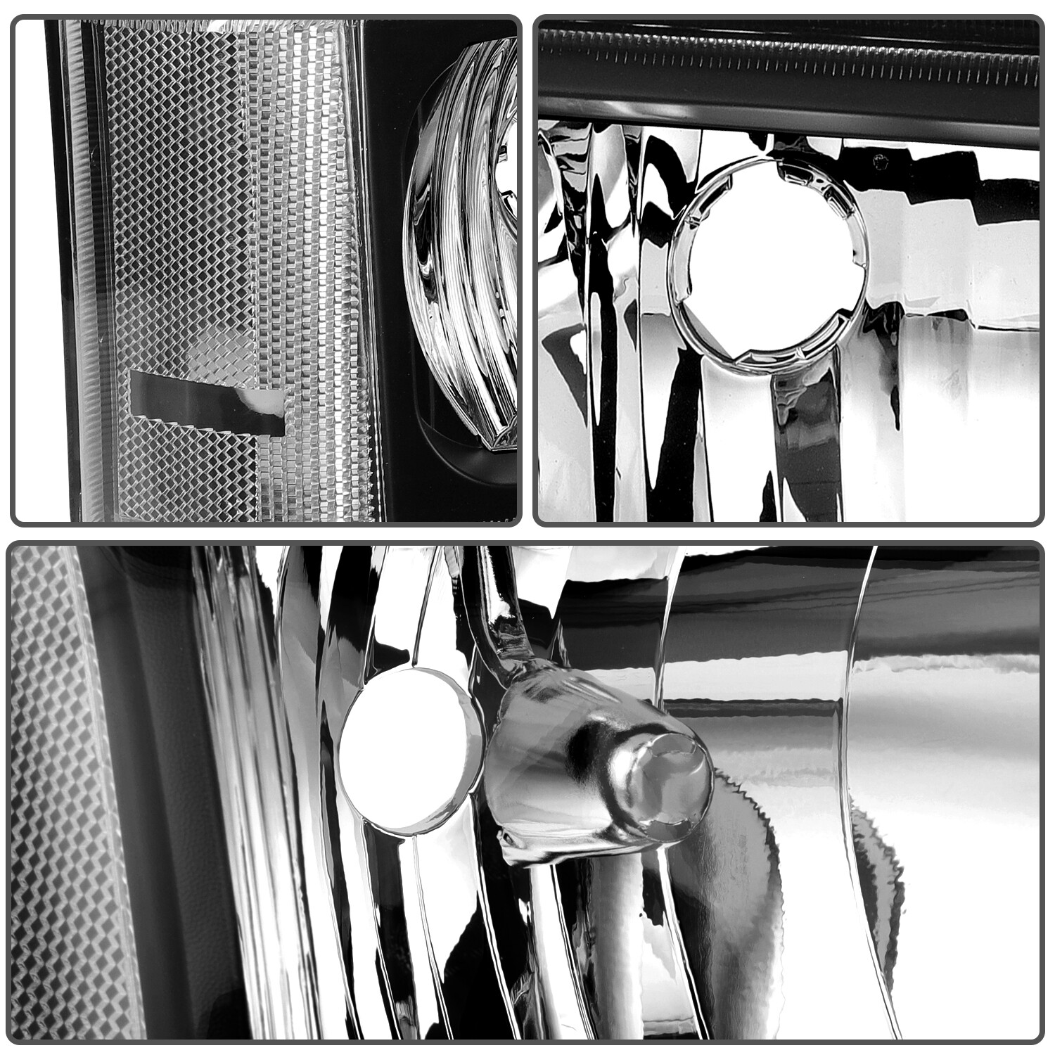 Headlights Assembly+Bumper Lamps Fits 20032006 Chevrolet Silverado