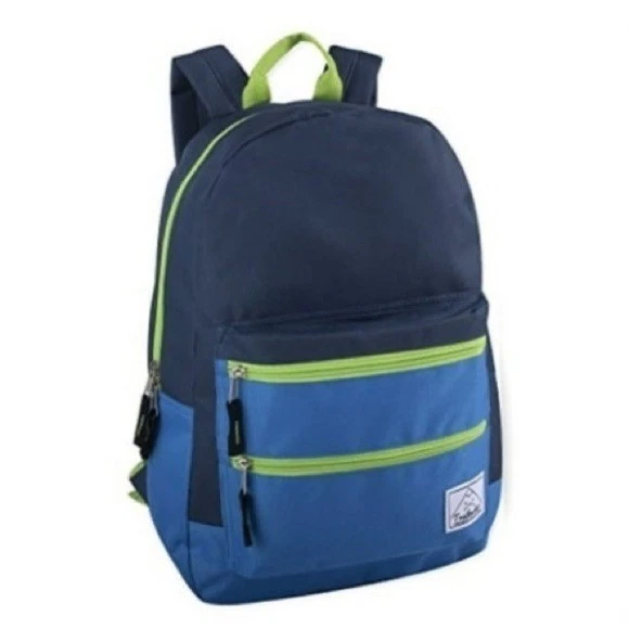 Mochila Escolar Multicolor Ajustable Acolchado Correas para el Hombro - Azul Marino Juego de 3 Foto 3 de 4