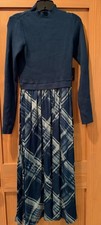 Women’s Simply Vera Vera Wang Pleated Midi Dress NWT Size M