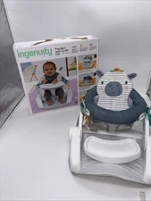Ingenuity Prop Spot Learn-to-Sit Floor Seat for Baby  for Ages 4-12 Months- Casi