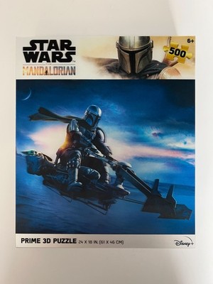 Star Wars The Mandalorian Prime 3D Puzzle Mando Speeder 500 Pieces pcs Complete