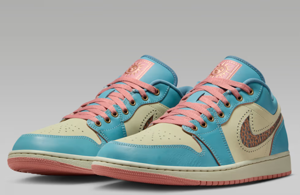 ダ*ン様 Nike Air Jordan 1 Low Washed Denim Air Jordan 1 Low SE Denim Turquoise/Red Stardust/Light Stone