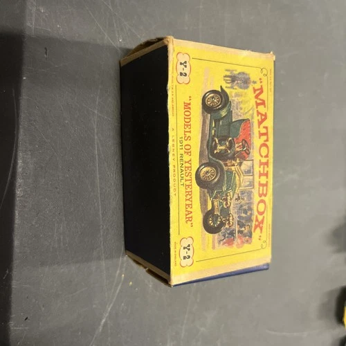 Matchbox Models of Yesteryear Y-2 1911 Renault Lesney Die Cast Toy Car Vintage
