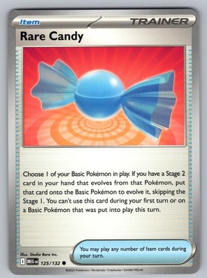 Rare Candy - 125/132 - NM - Mega Evolution