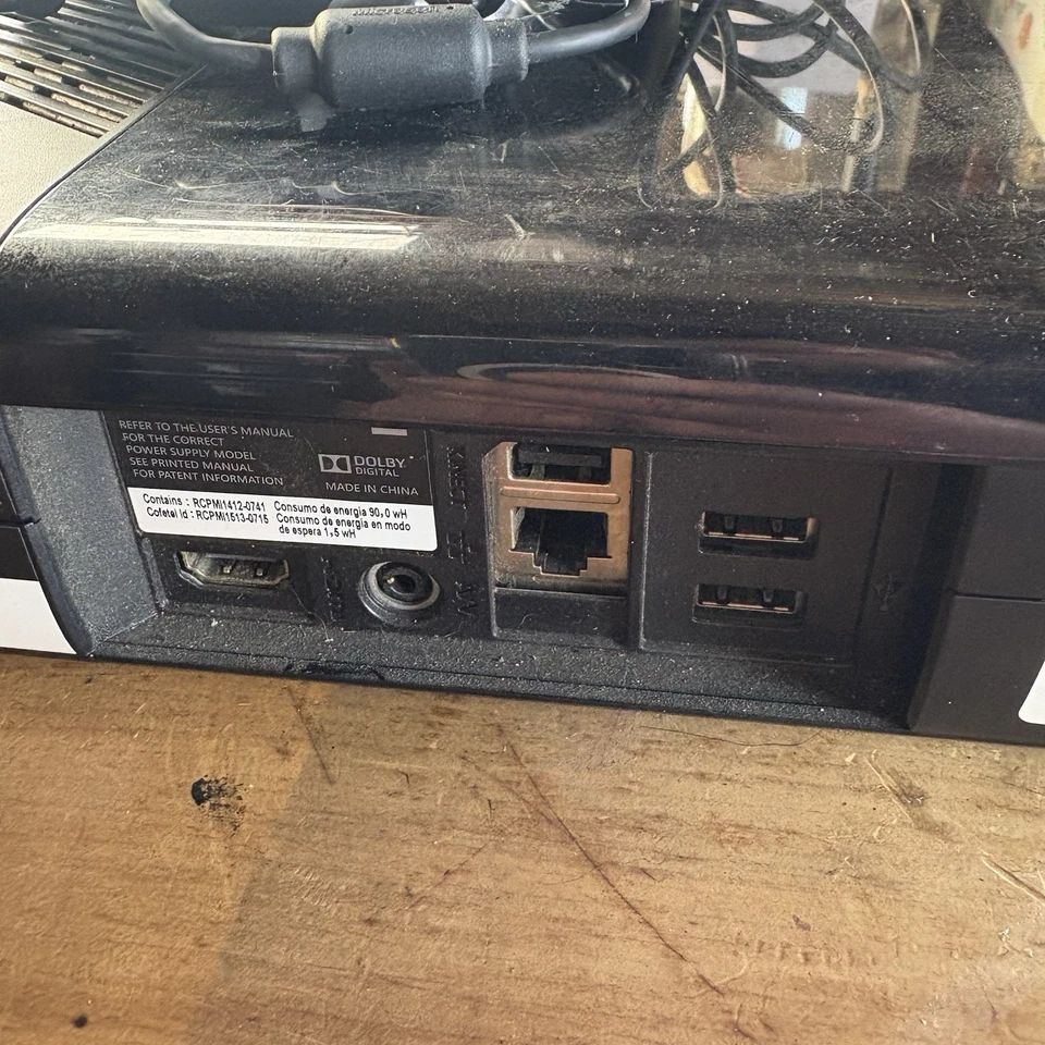 Microsoft Xbox 360 E 250GB Console + 5 Games + Controller PAL Tested Free Post - image 3 of 4