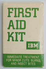 IBM Vintage First Aid Kit Advertising Computer History from approx 1979