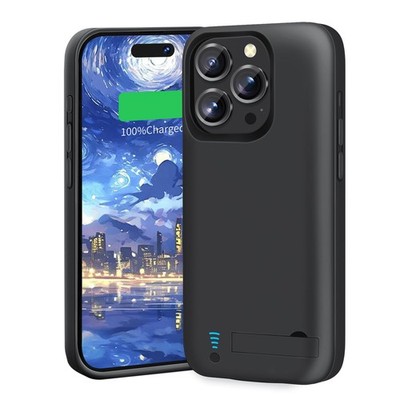 Battery Case for iPhone 16 Pro Max, 6000mAh Rechargeable Extended Battery Cha...