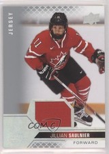 2022 Team Canada Juniors Women's WC Jersey Relics Jillian Saulnier #46 7i2
