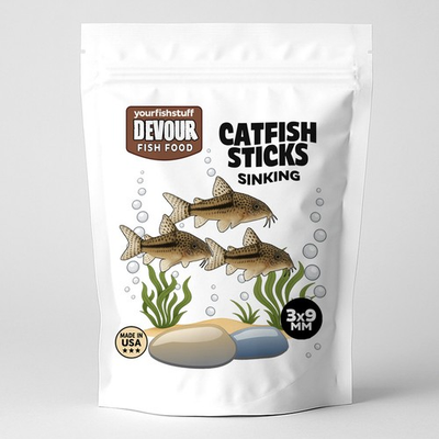 #ad Catfish Sinking Sticks 3mm x 9mm Bulk Aquarium Fish Food YFS Devour Supreme $18.99