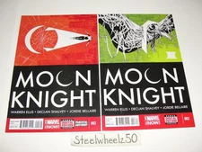 Moon Knight #2 & 3 Comic Lot Marvel 2014 1st Prt Mr Knight Warren Ellis Shalvey