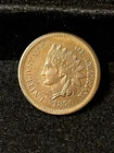 1870 indian head cent Au/Unc Details
