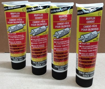 4 - 16oz - Tubes Yale Automotive Muffler Exhaust Pipe Cement