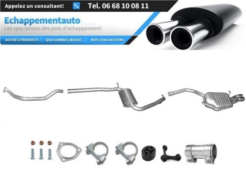 Éliminer le bruit d'échappement Audi A4 B7 1.9 2.0 TDi avec cette ligne sans FAP