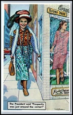 Postcard Coral Rodeo Drive The President prosperity   P71