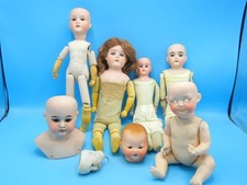 Antique German Bisque Dolls *Lot for Repairs, Restoration, or Parts*