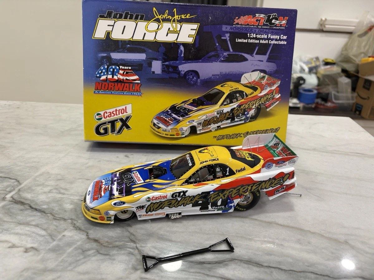 【限定品】 ジョンフォース　GTX ドラッグレース ファニーカー　action John Force Action 1:24 Diecast Racing Cars for sale | eBay