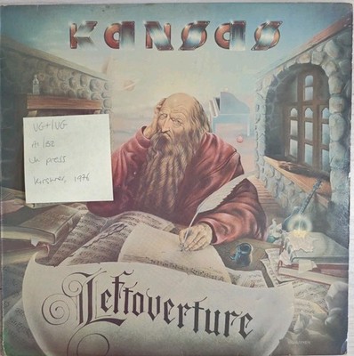 Kansas Leftoverture Vinyl Record VG+/VG KIR 81728 1976