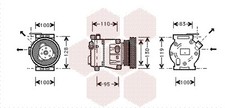 Kompressor Klimaanlage für Fiat Punto 55 1.1 60 1.2 Doblo Lancia Y