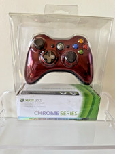 Microsoft Xbox 360 Chrome Series Red Wireless...