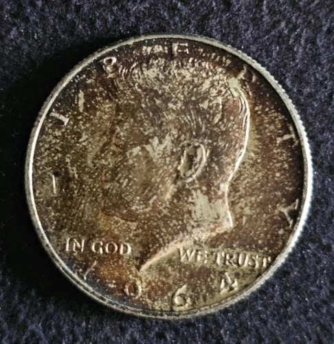1964 D Kennedy Half Dollar~ Heavy Patina