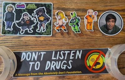 Mega64 - Patreon Gift Package - Sticker Bundle #3