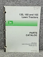 OEM Factory John Deere 130 160 165 Lawn Tractor Parts Catalog Manual PC2055