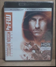 NEW - Mission: Impossible - Ghost Protocol 4K Blu-ray 2011 Tom Cruise