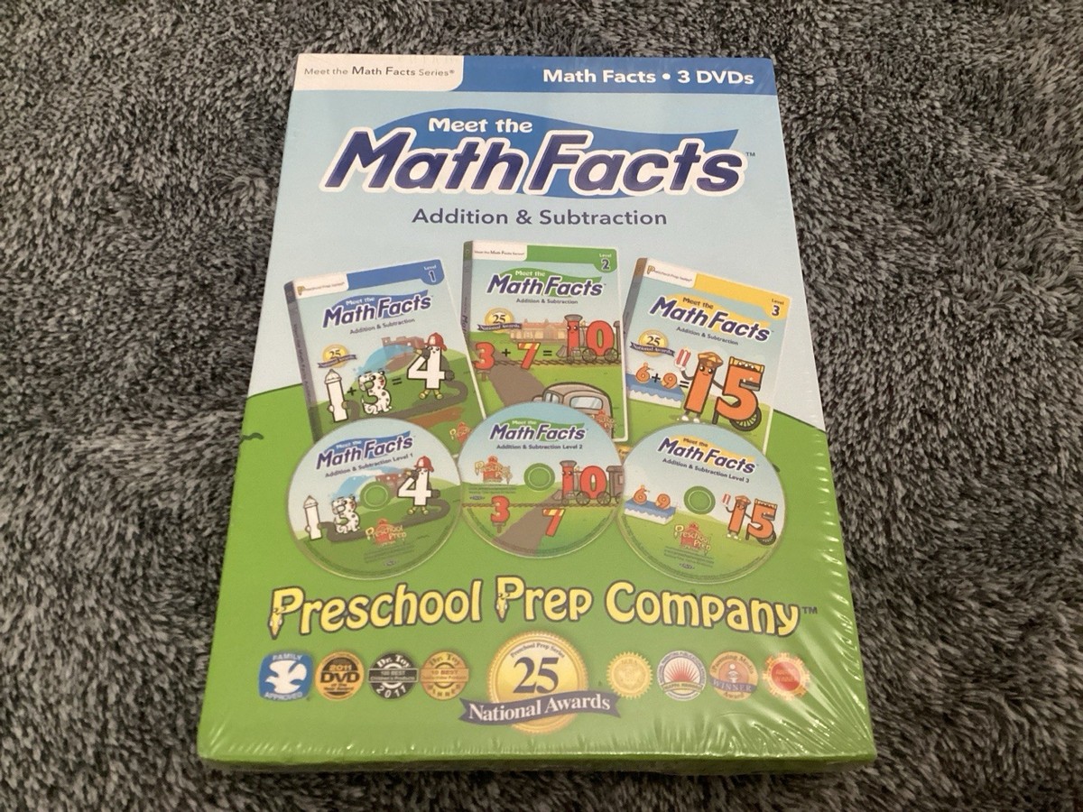 Learning Treehouse: Math Series - Subtraction [DVD](中古品) Meet Math Facts Addition Subtraction 3 DVD Box Set Lot Home Pre