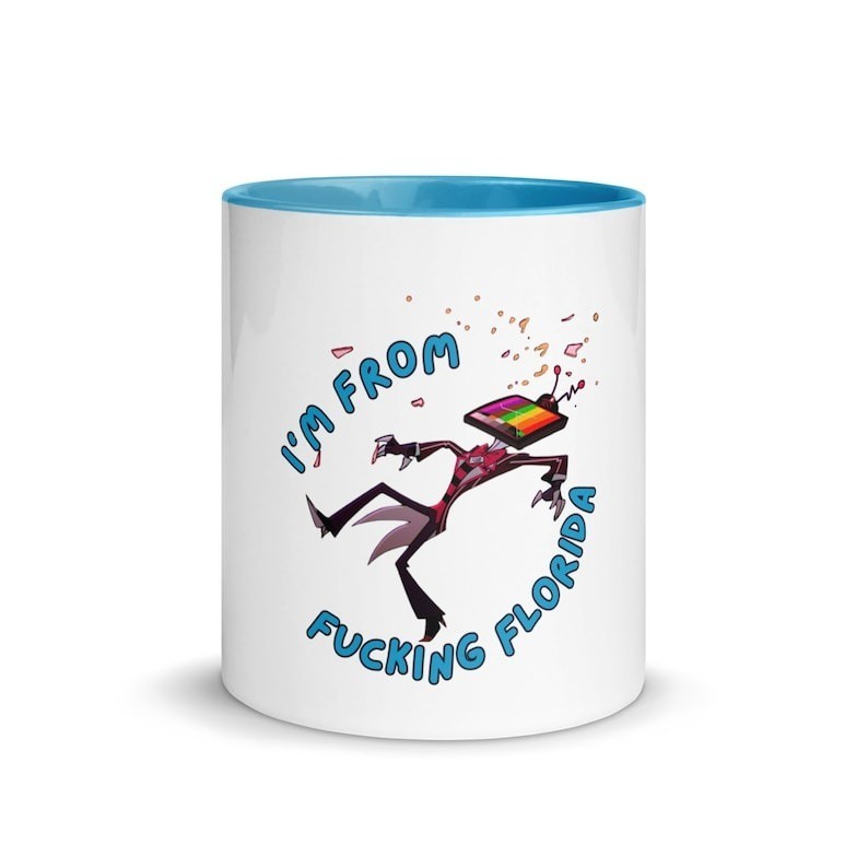 I’m From Fcking Florida Vox & Valentino Mug | Hazbin Hotel Vees Cup | Funny S2