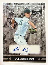2026 LEAF METAL BASEBALL JOSEPH DZIERWA TRUE #1/1 SILVER AUTO CARD #91A-JD1 