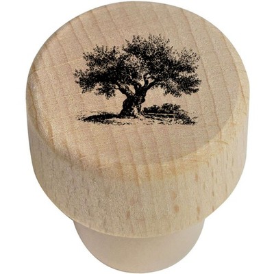 Flaschenverschluss / Korken aus Holz 19 mm ''Vintage Olive Tree'' (BS00033018)
