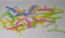 Vintage 1960's Barbie Ken Doll Plastic Filigree Clothes Hangers All Colors