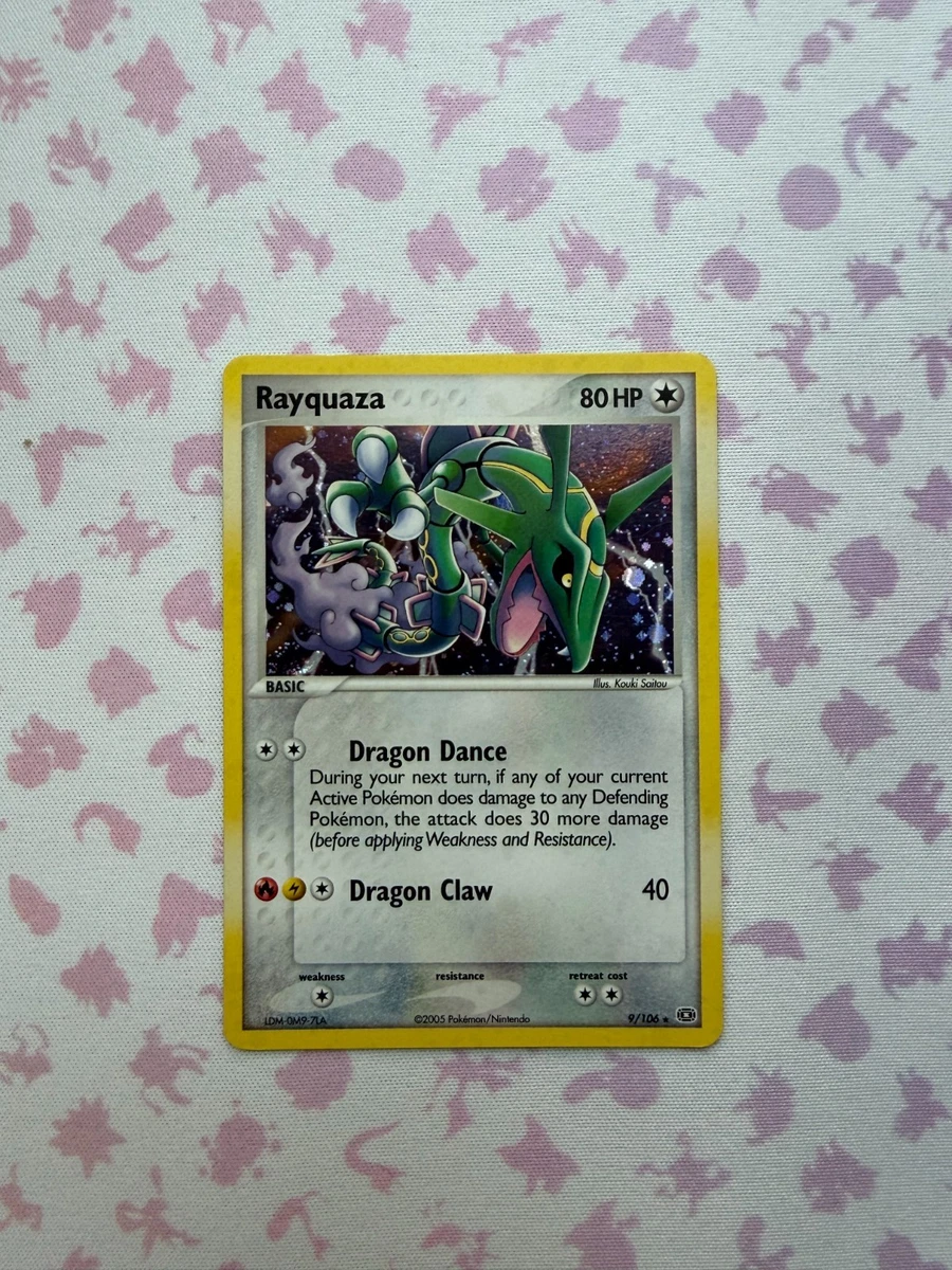 Rayquaza Pokémon TCG EX Emerald Individual Collectible Card Game