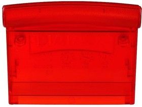 Game Cartridge Shell for Atari Jaguar [Clear Red] Lot of 10- Made in USA