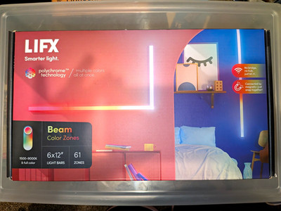 LIFX Beam Color Zones 6-Pack LED Smart Light Bars, Indoor Multicolor Wi-Fi