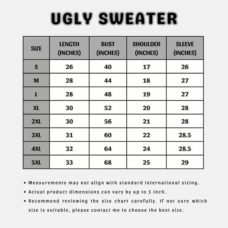 Anime Creature, Cute Holiday, Ugly Christmas Sweater