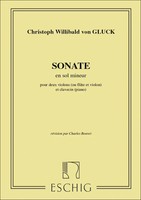 Sonate En Sol Mineur, Pour Deux Violons | Et Violon) Et Clavecin (Piano) | Gluck