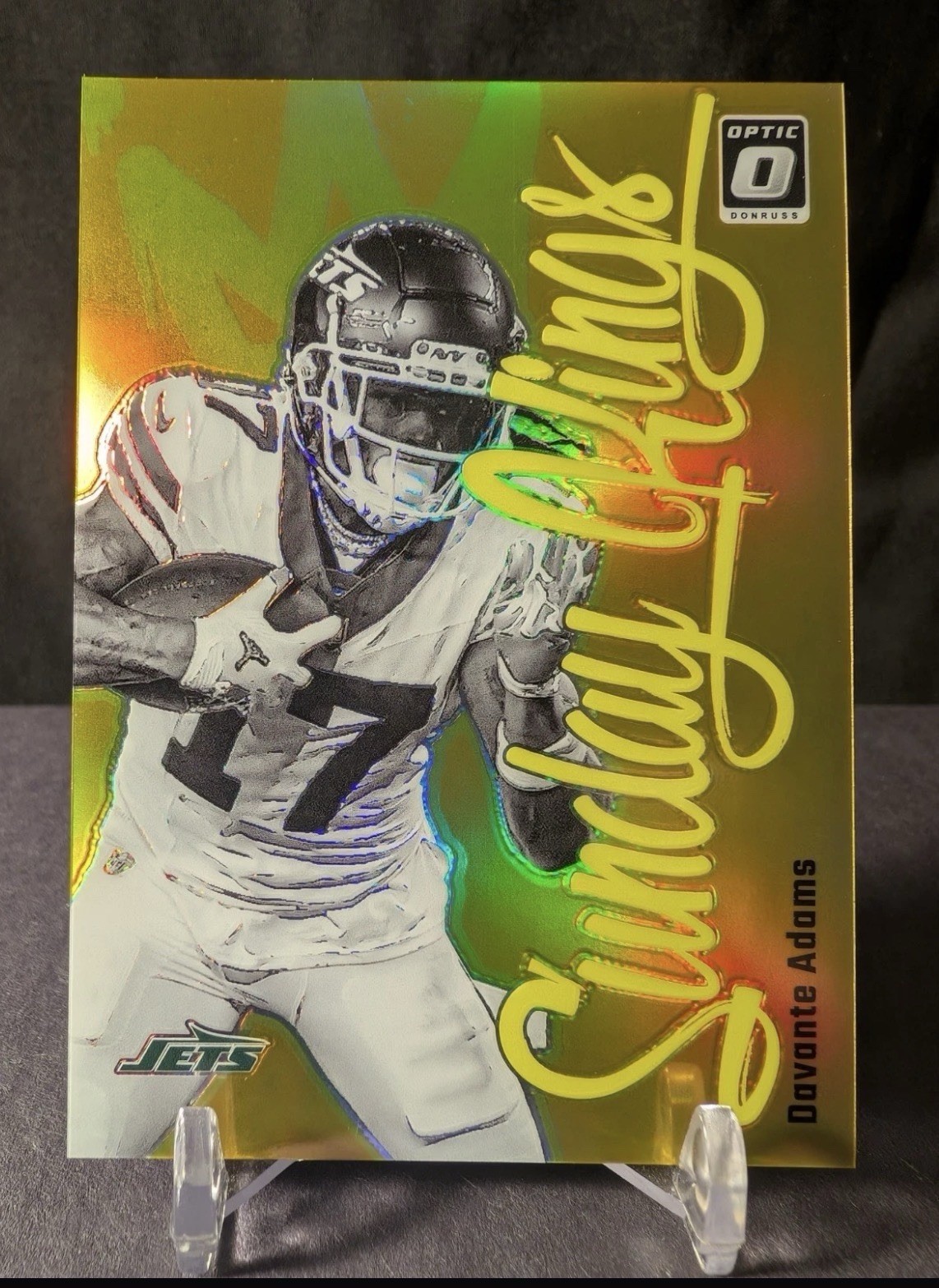 2024 Panini Donruss Optic Sunday Kings Davante Adams Gold /10 CASE HIT